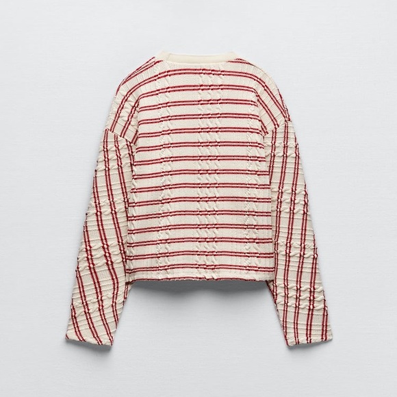 Zara Striped Sweatshirt - Picture 5 of 7